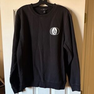 Volcom Men’s Black Sweatshirt with Volcom Symbols size L